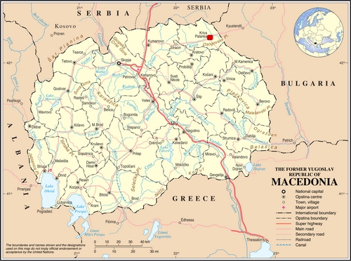 Harta Macedonia